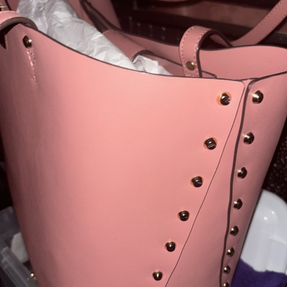 MK STUD MANHATTAN PINK BAG 💼 - Picture 10 of 11